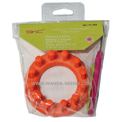 3.6IN圆形塑料编花器FL-003